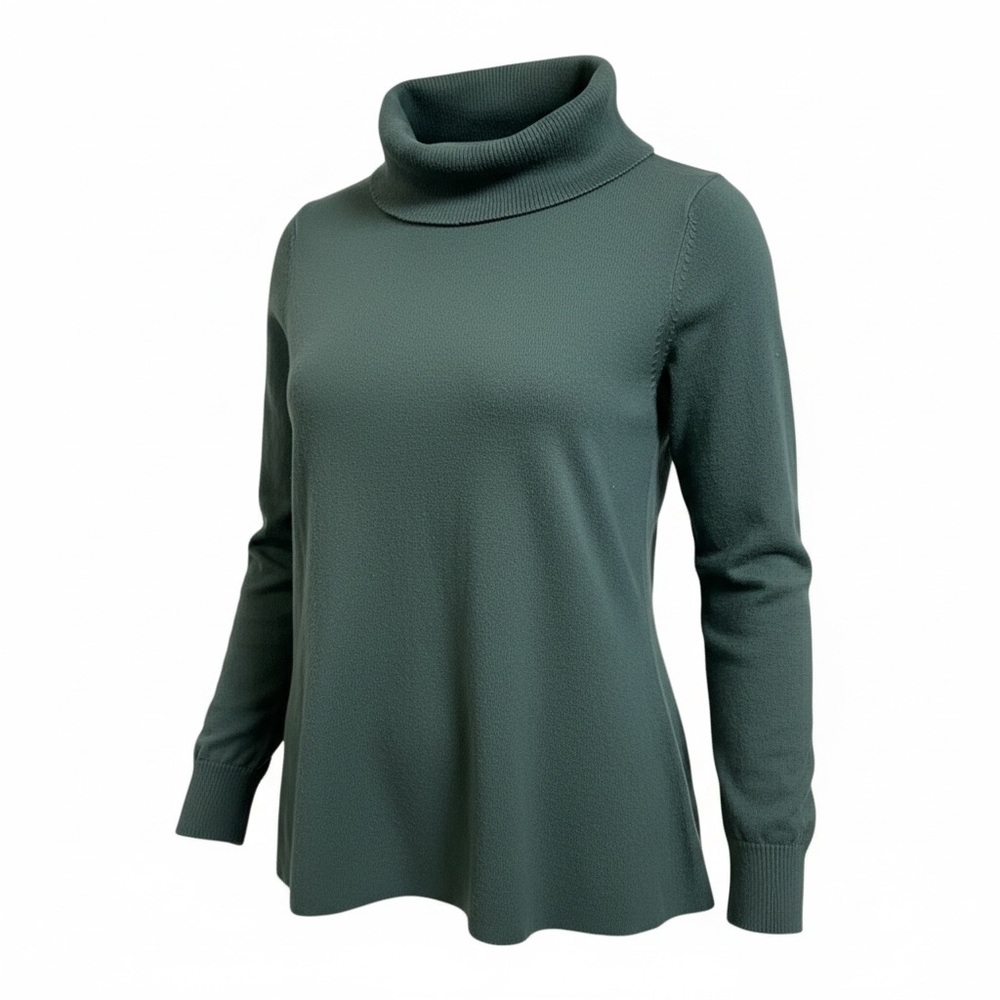 Michael Kors Forest Green Cowl Neck Sweater size medium